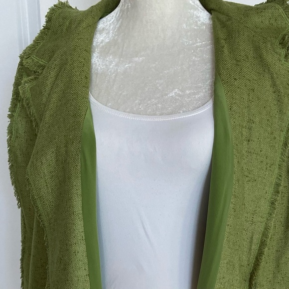 Oscar DeLa Renta silk vintage coat from 2008 Collection Size 14 - Picture 5 of 7